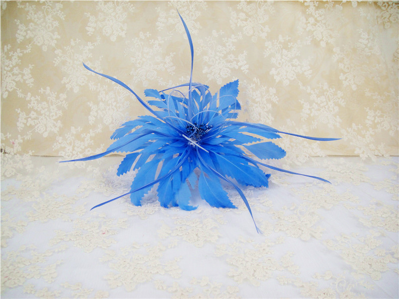 RB090 Feather Flower Millinery Fascinators Hat Handcraft Headress