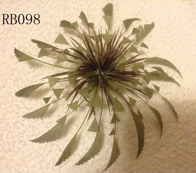 RB090 Feather Flower Millinery Fascinators Hat Handcraft Headress