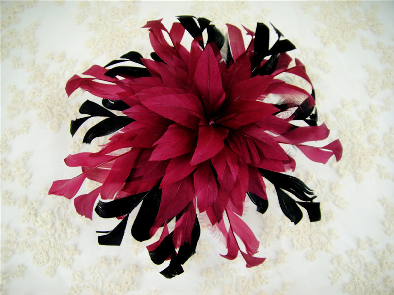 RM1702 Feather Mount Goose Feather Millinery Fascinators Hat Handcraft Headress