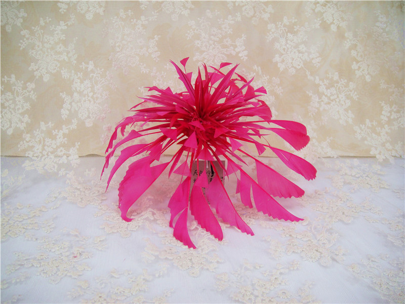 RB091 Feather Flower Millinery Fascinators Hat Handcraft Headress