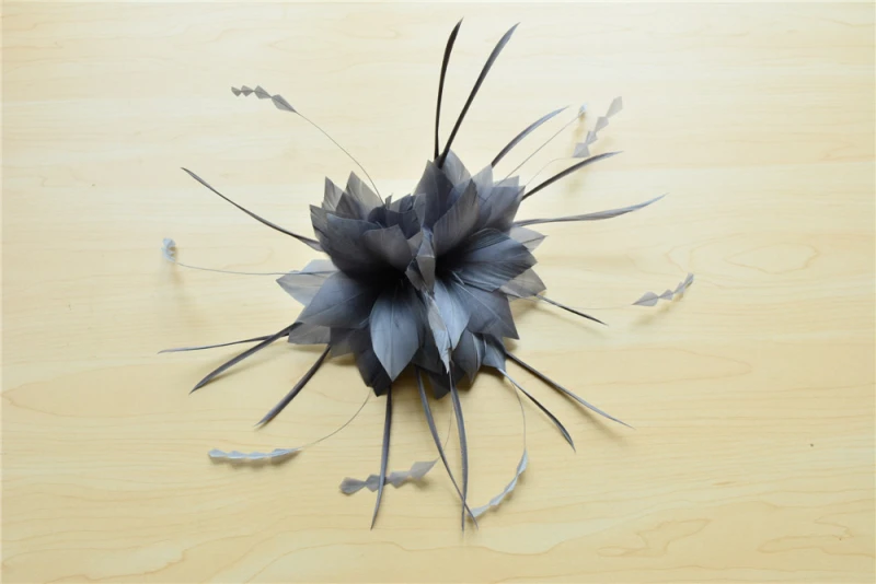 RB0109 Feather Flower Millinery Fascinators Hat Handcraft Headress