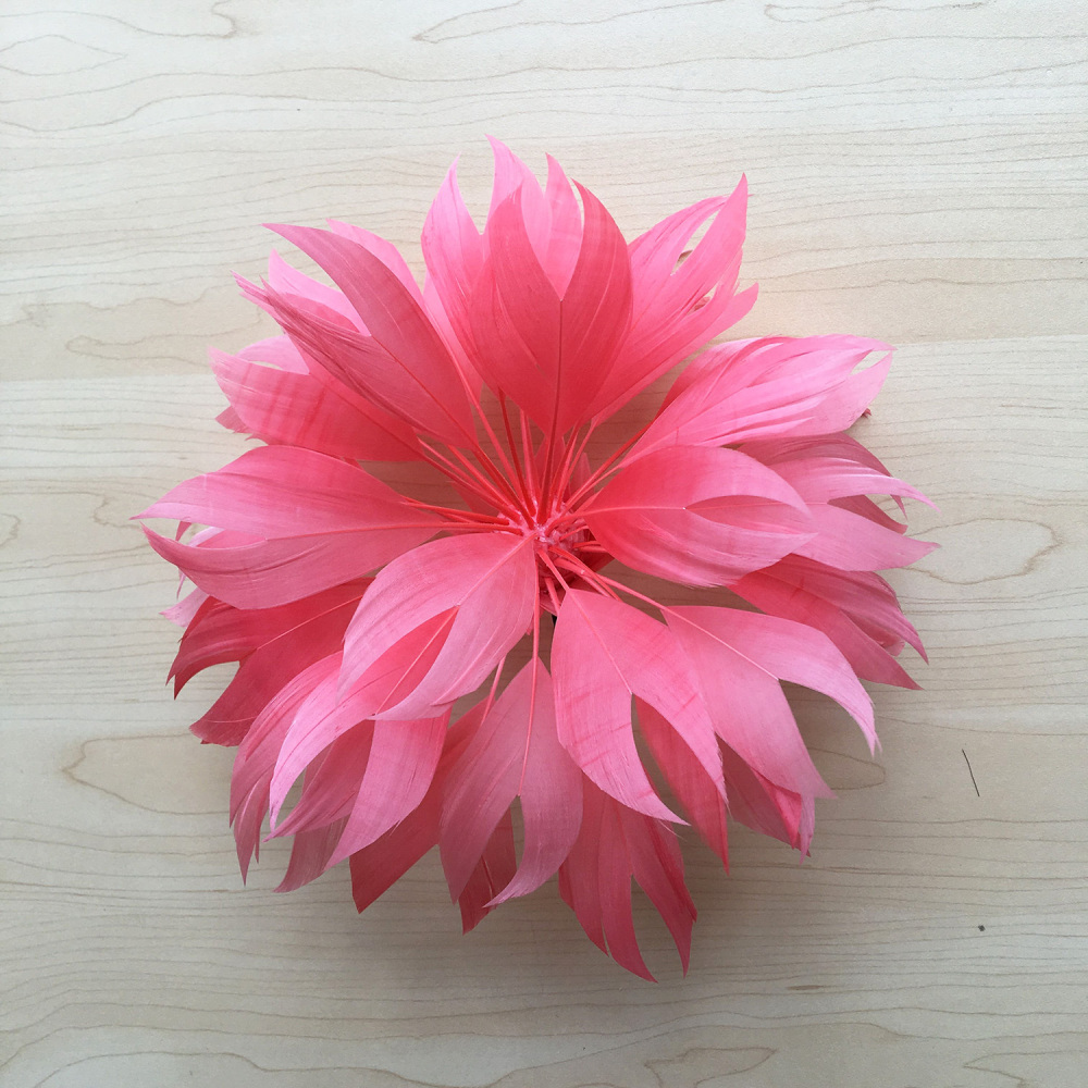 RB058 Feather Flower Millinery Fascinators Hat Handcraft Headress