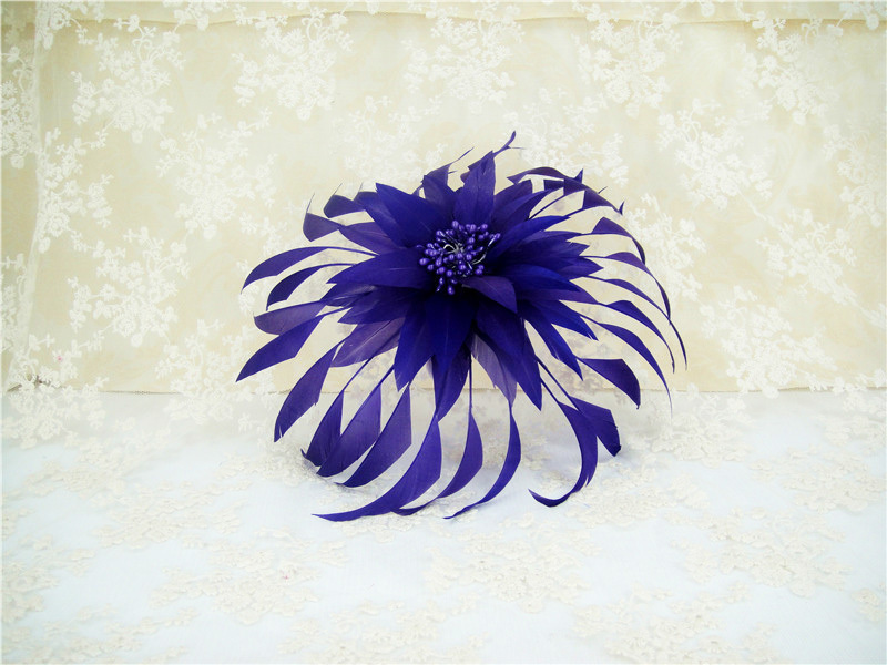 RB097 Feather Flower Millinery Fascinators Hat Handcraft Headress