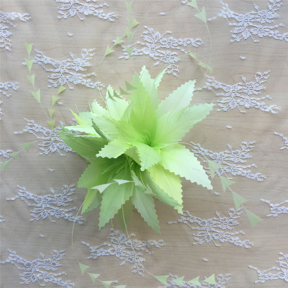 RB106 Feather Mount Goose Feather Millinery Fascinators Hat Handcraft Headress