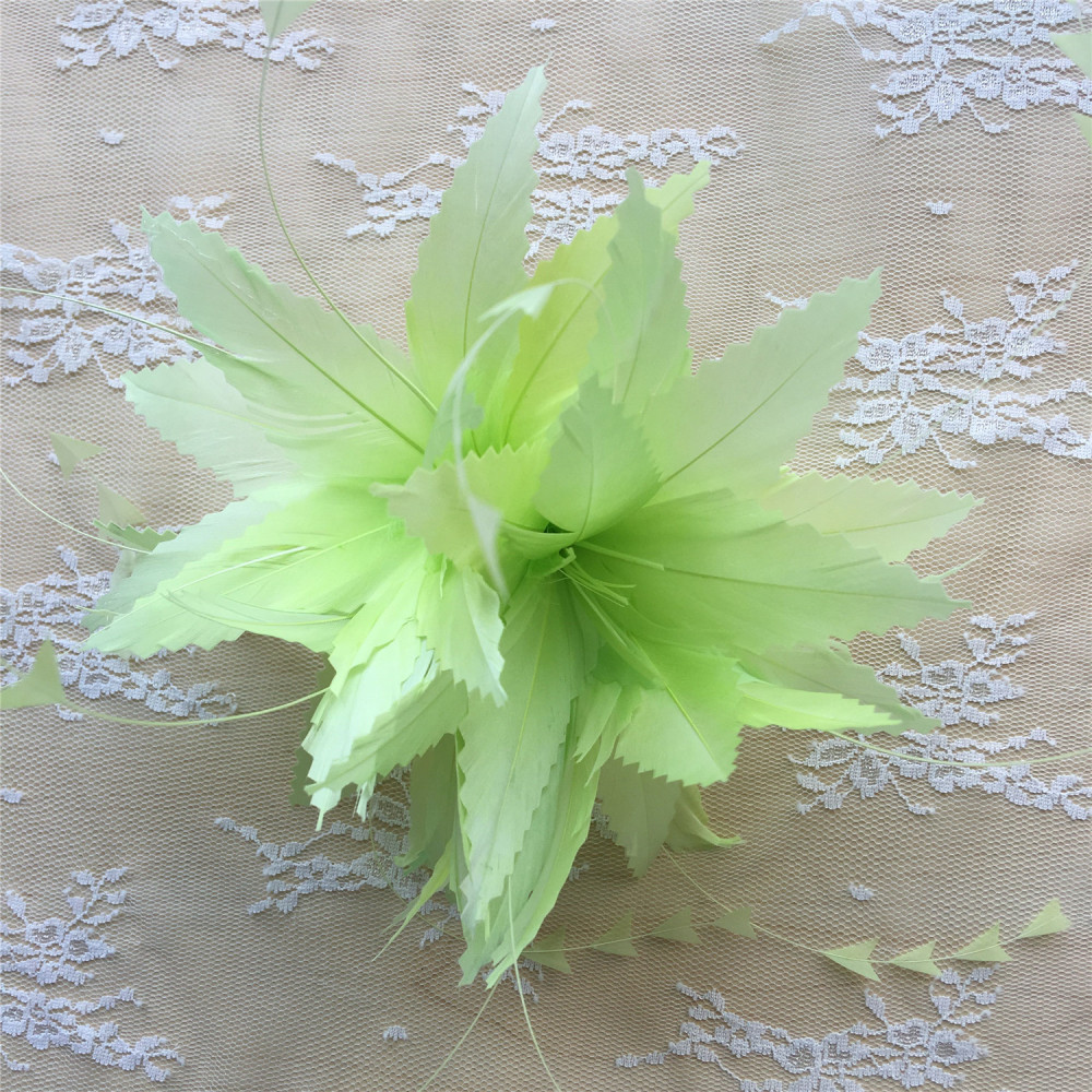 RB106 Feather Mount Goose Feather Millinery Fascinators Hat Handcraft Headress