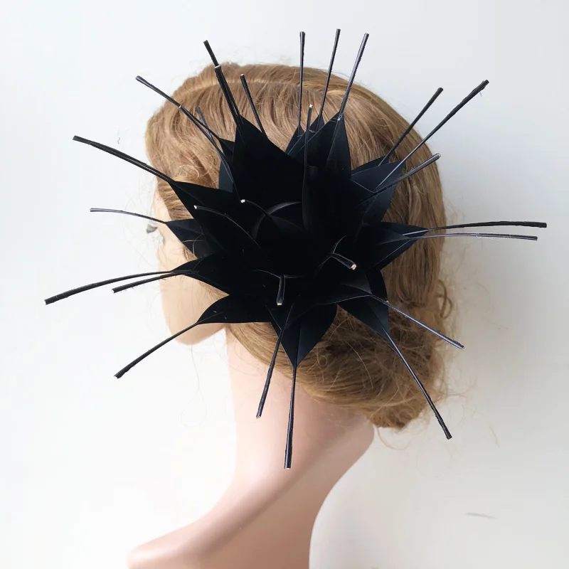 RB119 Feather Flower Millinery Fascinators Hat Handcraft Headress