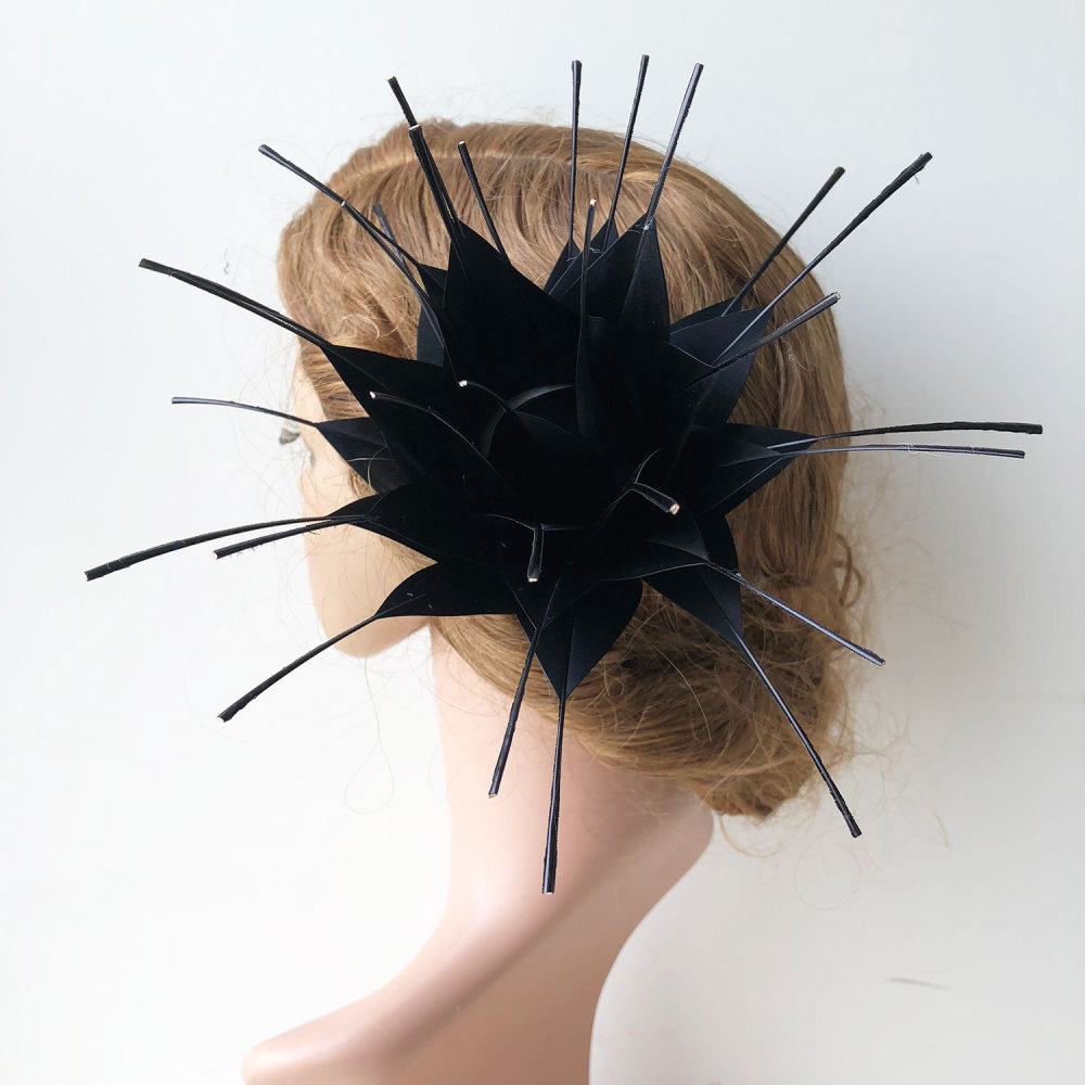 RB119 Feather Flower Millinery Fascinators Hat Handcraft Headress