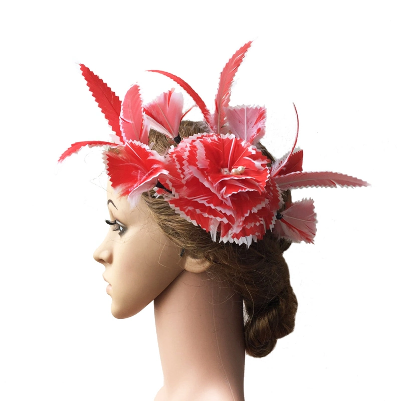 RM076 Feather Mount Goose Feather Millinery Fascinators Hat Handcraft Headress