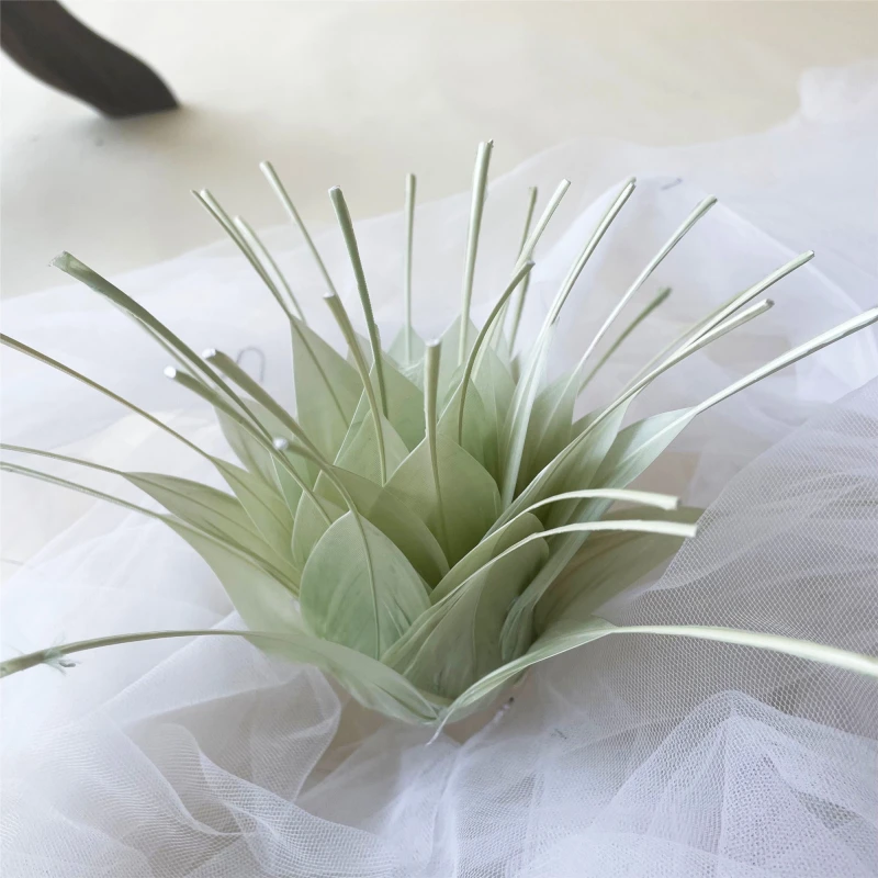 RB118 Feather Flower Millinery Fascinators Hat Handcraft Headress