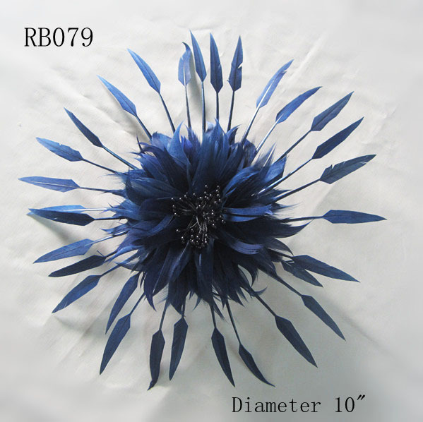 RB060 Feather Flower Millinery Fascinators Hat Handcraft Headress