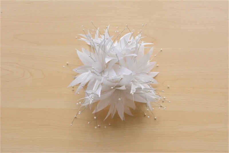 RB114 Feather Flower Millinery Fascinators Hat Handcraft Headress
