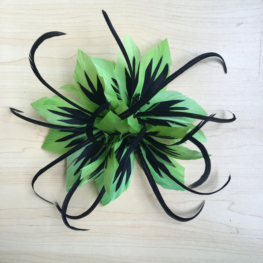 RM076 Feather Mount Goose Feather Millinery Fascinators Hat Handcraft Headress