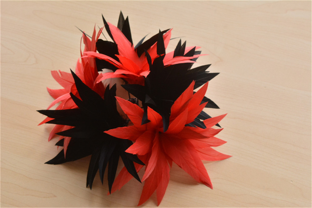 RB108 Feather Mount Goose Feather Millinery Fascinators Hat Handcraft Headress