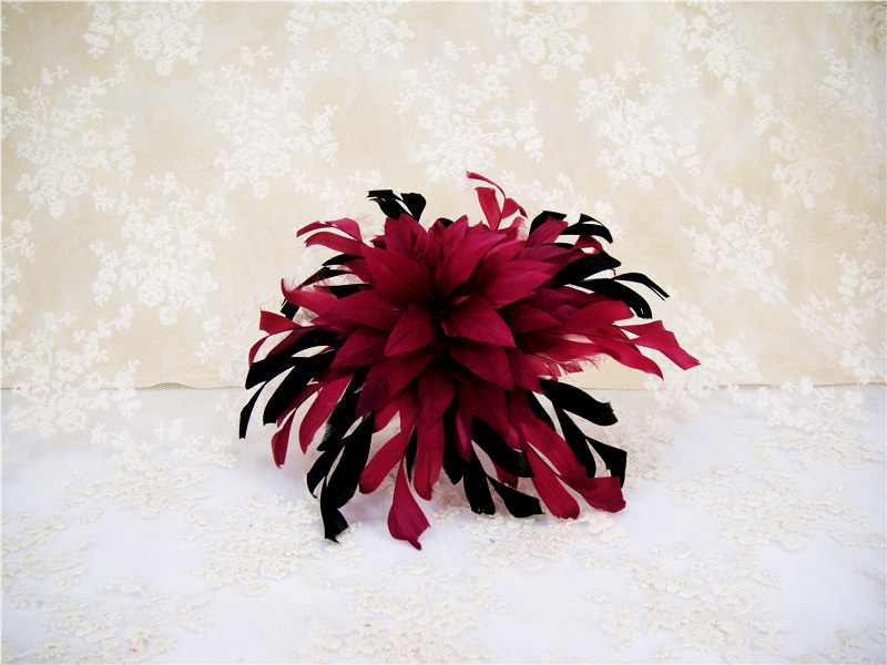 RM1702 Feather Mount Goose Feather Millinery Fascinators Hat Handcraft Headress