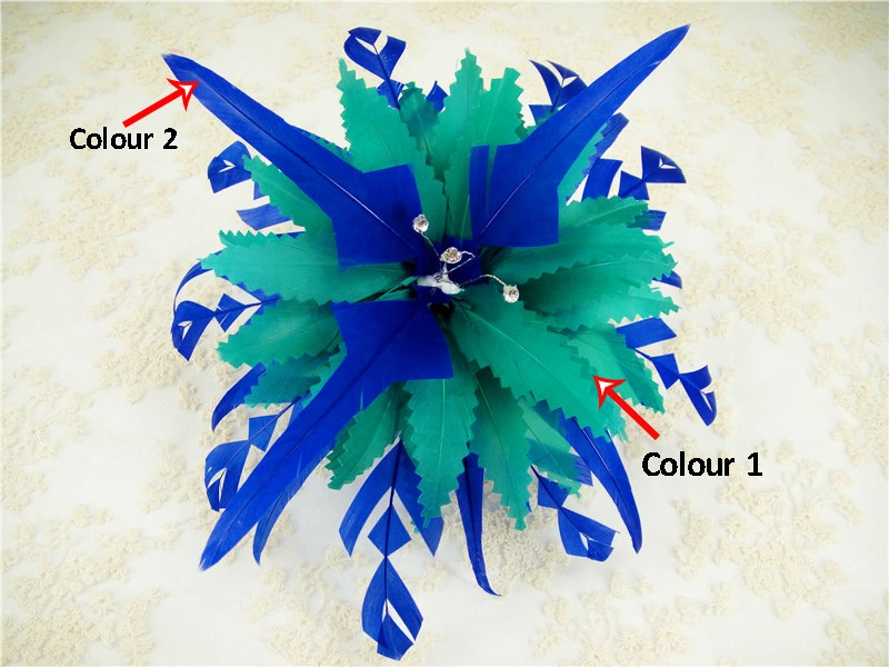 RM1702 Feather Mount Goose Feather Millinery Fascinators Hat Handcraft Headress