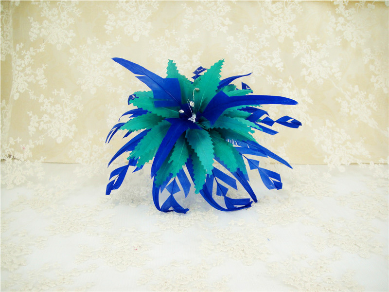 RM1710 Feather Mount Goose Feather Millinery Fascinators Hat Handcraft Headress