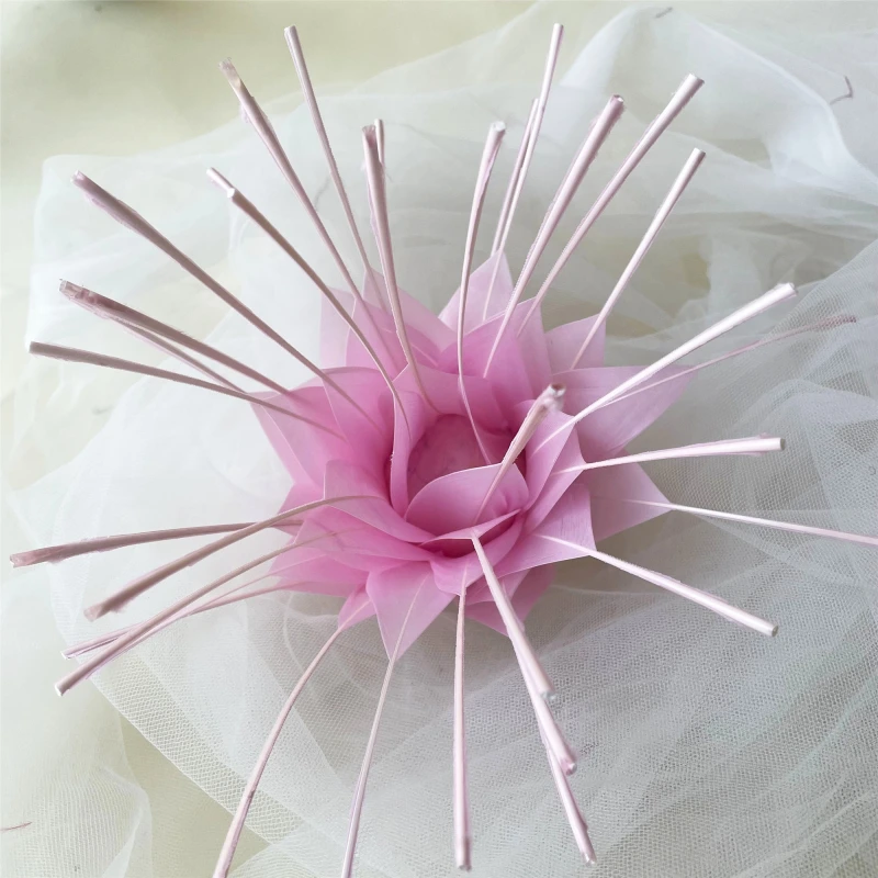 RB118 Feather Flower Millinery Fascinators Hat Handcraft Headress