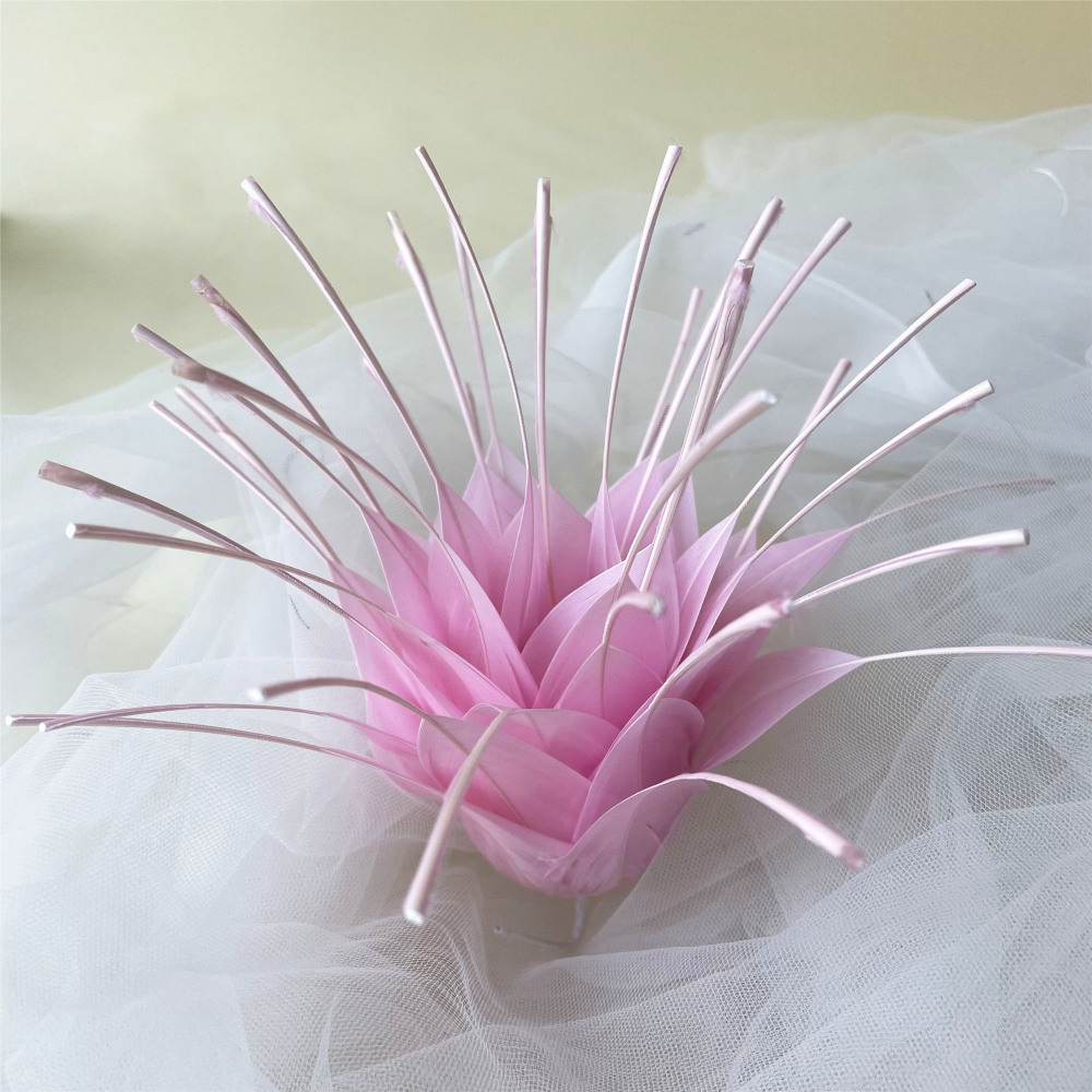 RB118 Feather Flower Millinery Fascinators Hat Handcraft Headress