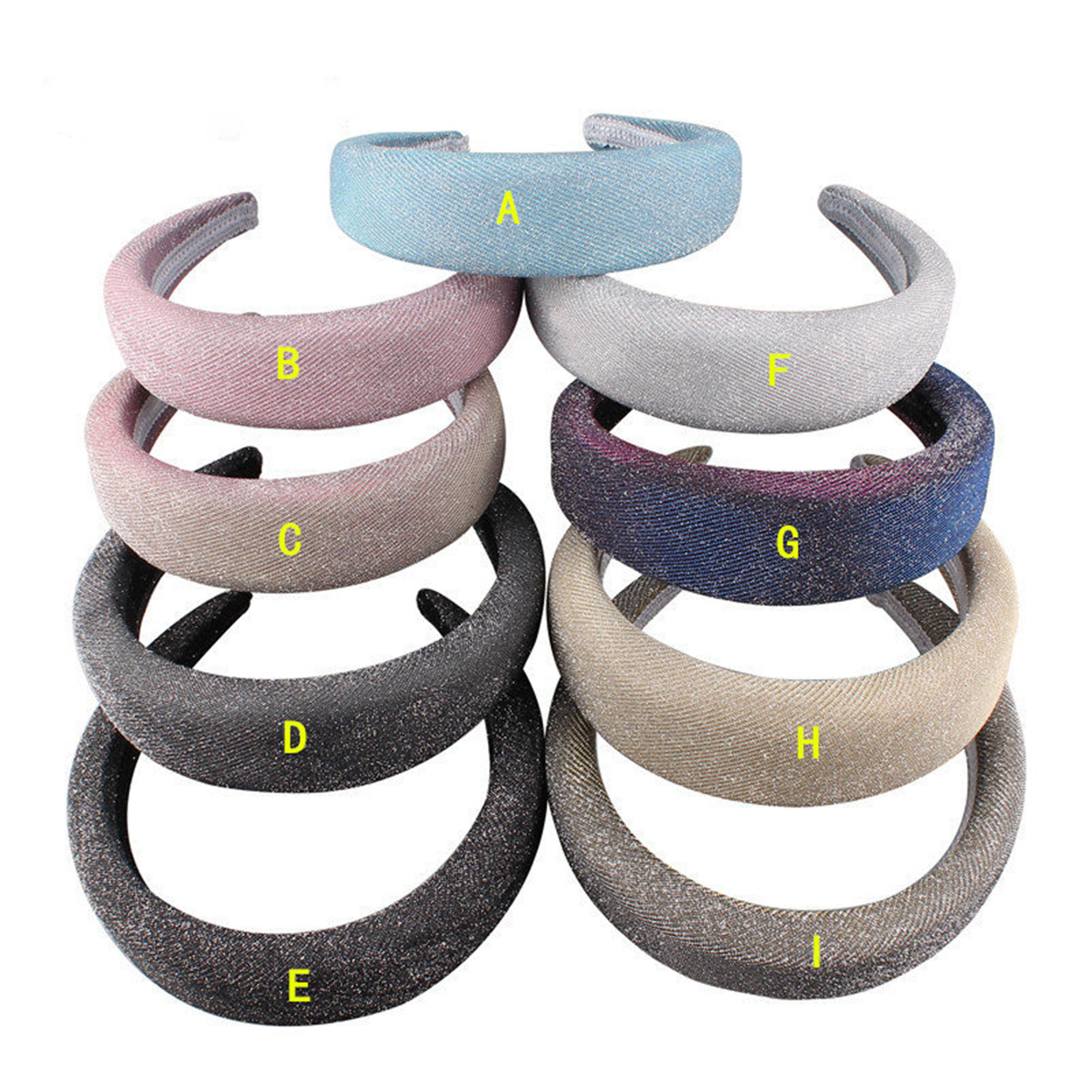Pritties Haarreif Aus Schwarzem Samt – Gepolstert, 2,5 Cm Breit, Zahnlos & Bequem