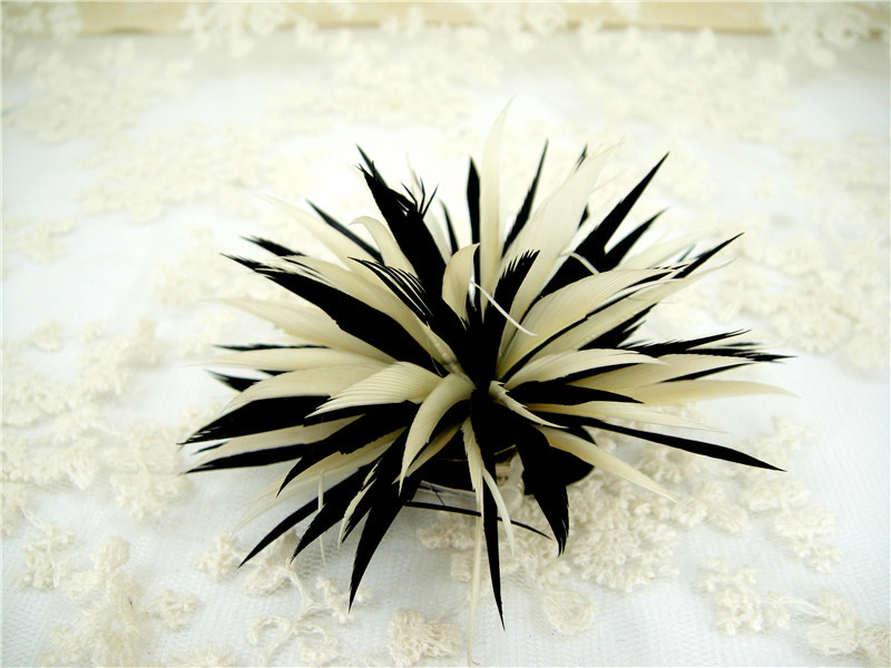 RB116 Feather Mount Goose Feather Millinery Fascinators Hat Handcraft Headress