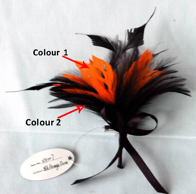 RB116 Feather Mount Goose Feather Millinery Fascinators Hat Handcraft Headress