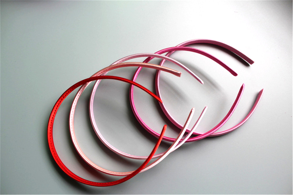 RL-AB09 1 cm Padded Velvet Alice Headbands 5 Pieces