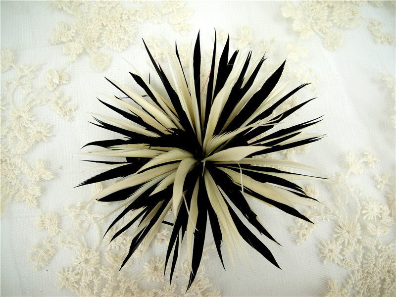 RB116 Feather Mount Goose Feather Millinery Fascinators Hat Handcraft Headress