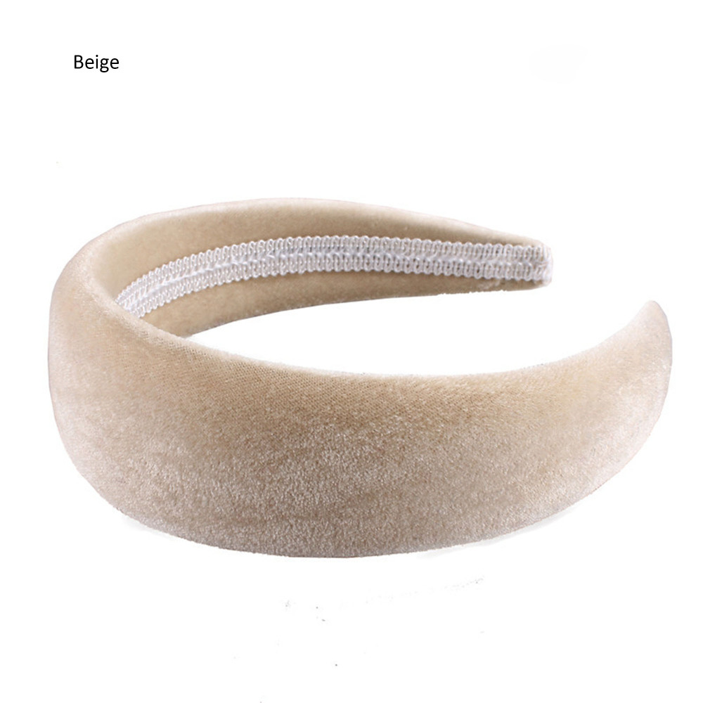 RL-AB06 4 cm Padded Velvet Alice Headbands One Piece