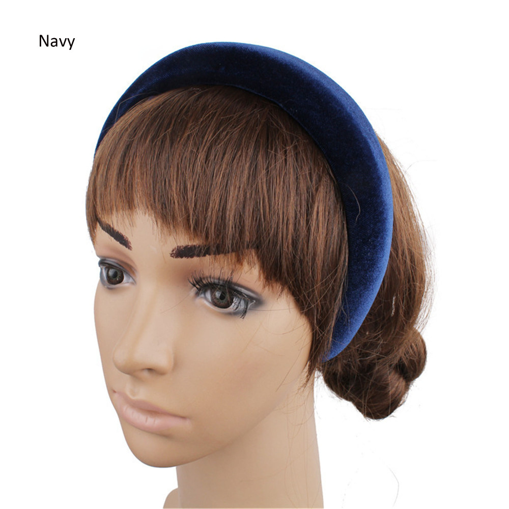 RL-AB06 4 cm Padded Velvet Alice Headbands One Piece