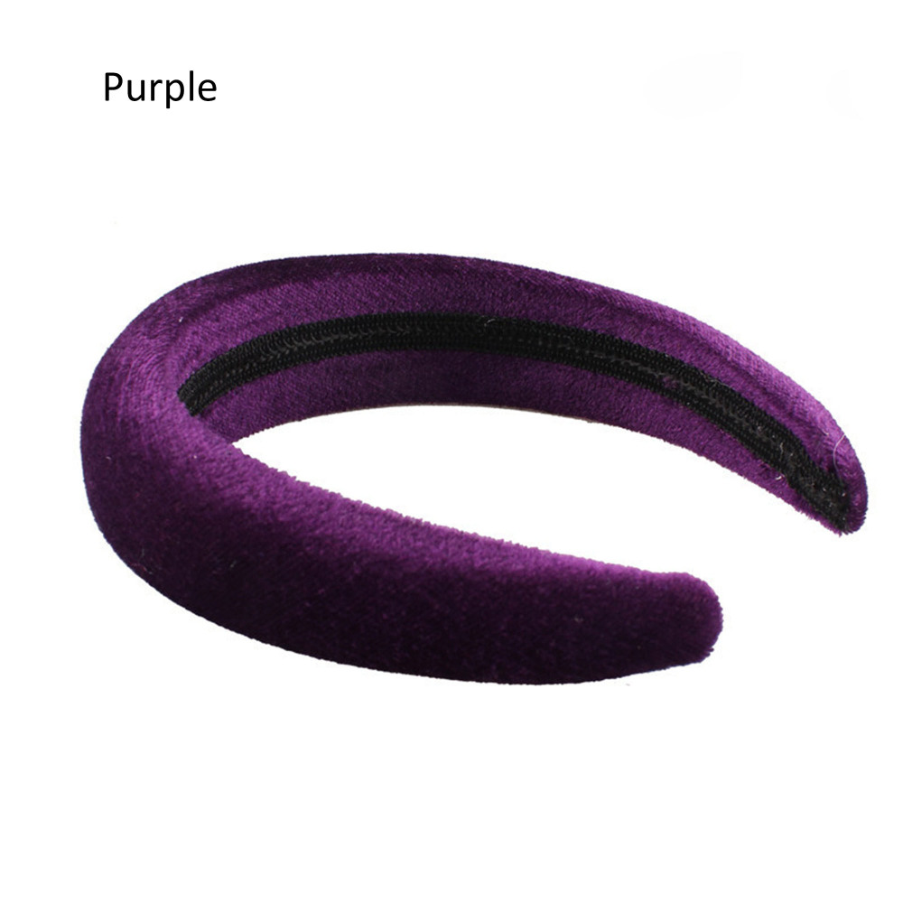 RL-AB06 4 cm Padded Velvet Alice Headbands One Piece