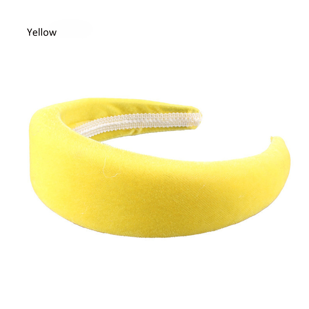 RL-AB06 4 cm Padded Velvet Alice Headbands One Piece