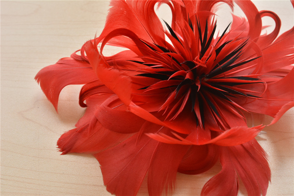 RB120 Feather Flower Millinery Fascinators Hat Handcraft Headress