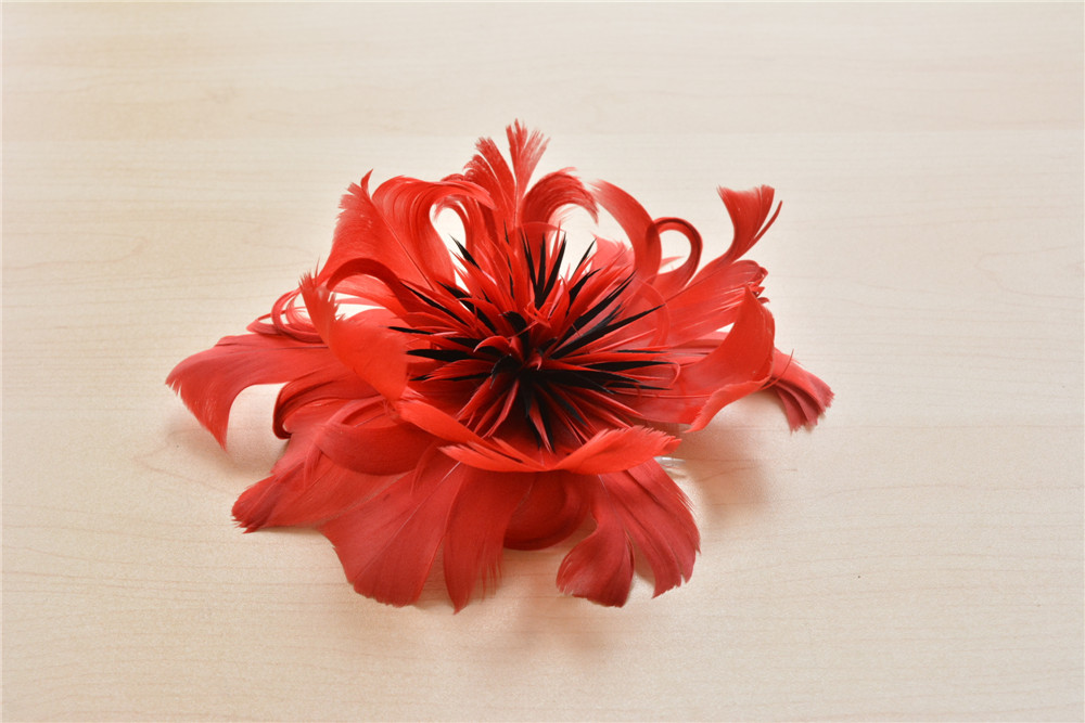 RB120 Feather Flower Millinery Fascinators Hat Handcraft Headress