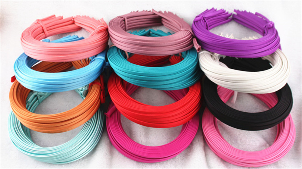 RL-AB14 0.5 cm Padded Velvet Alice Headbands 10 Pieces