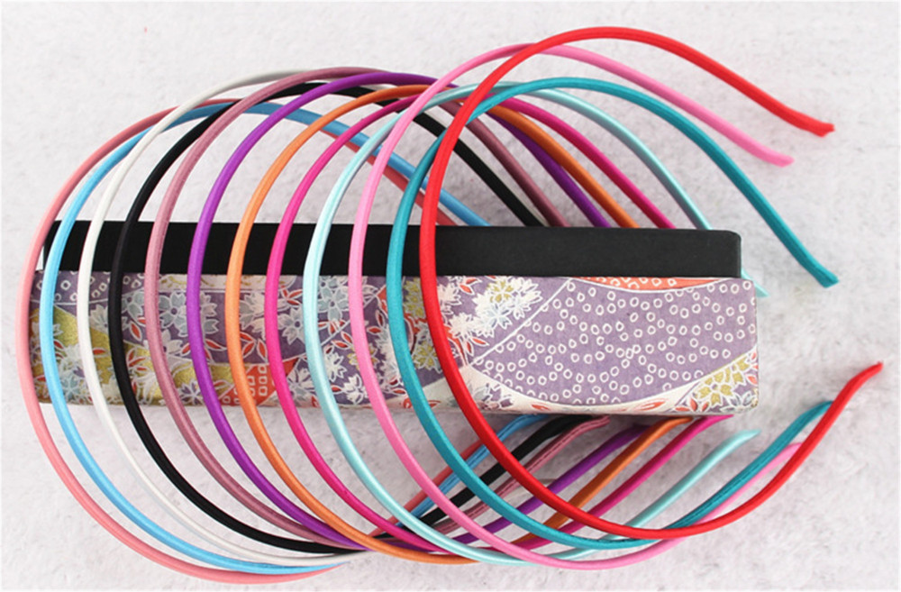 RL-AB14 0.5 cm Padded Velvet Alice Headbands 10 Pieces