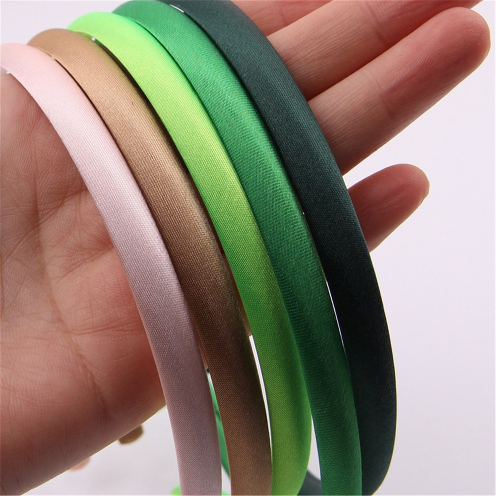 RL-AB11 1 cm Padded Velvet Alice Headbands 5 Pieces