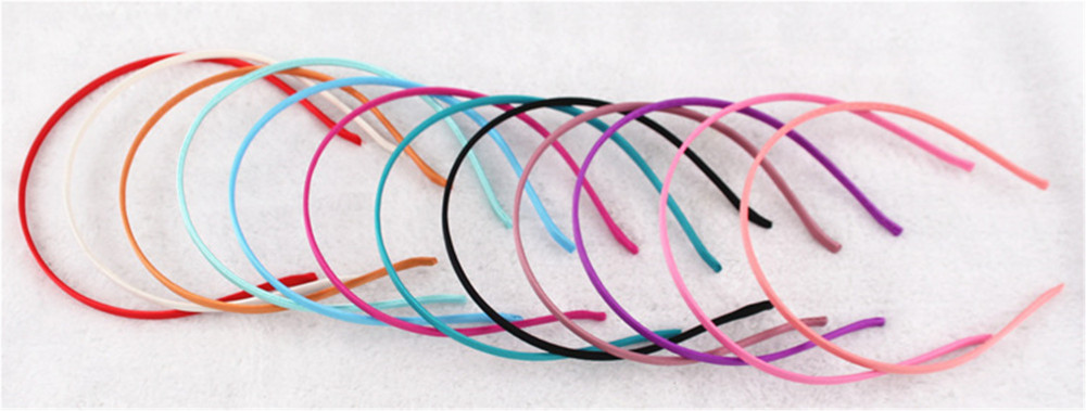 RL-AB14 0.5 cm Padded Velvet Alice Headbands 10 Pieces