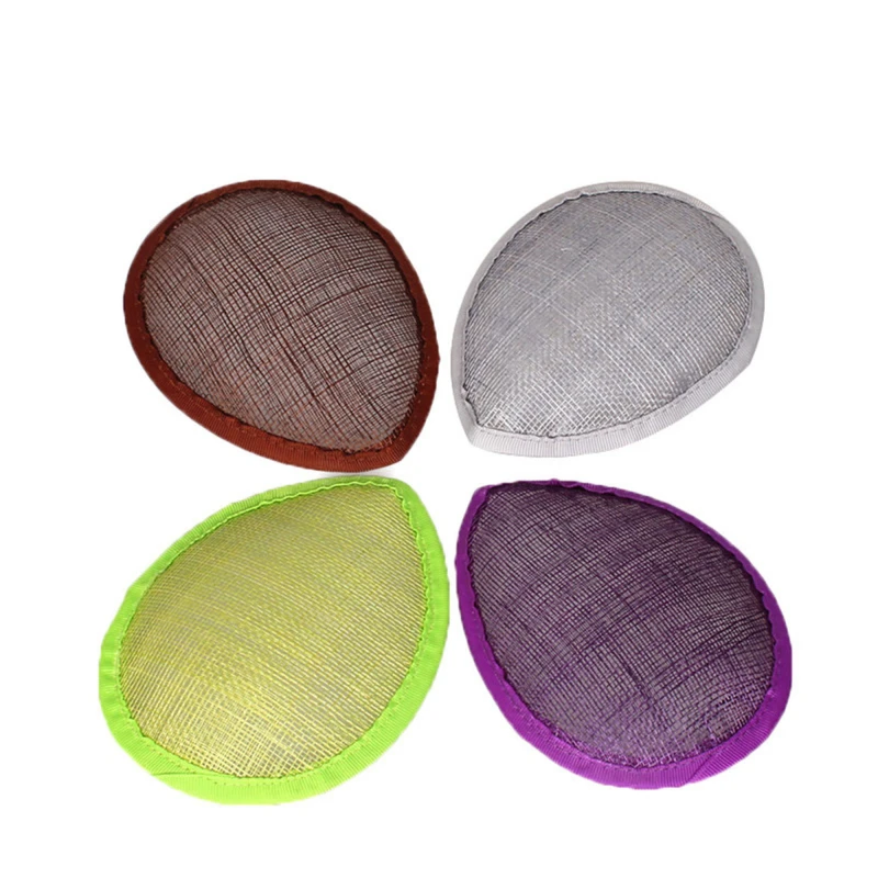 HBM012 Teardrop Sinamay Hat Base for Fascinator Millinery 5.1"