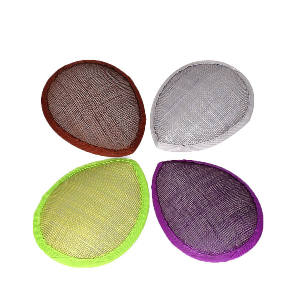 HBM012 Teardrop Sinamay Hat Base for Fascinator Millinery 5.1"