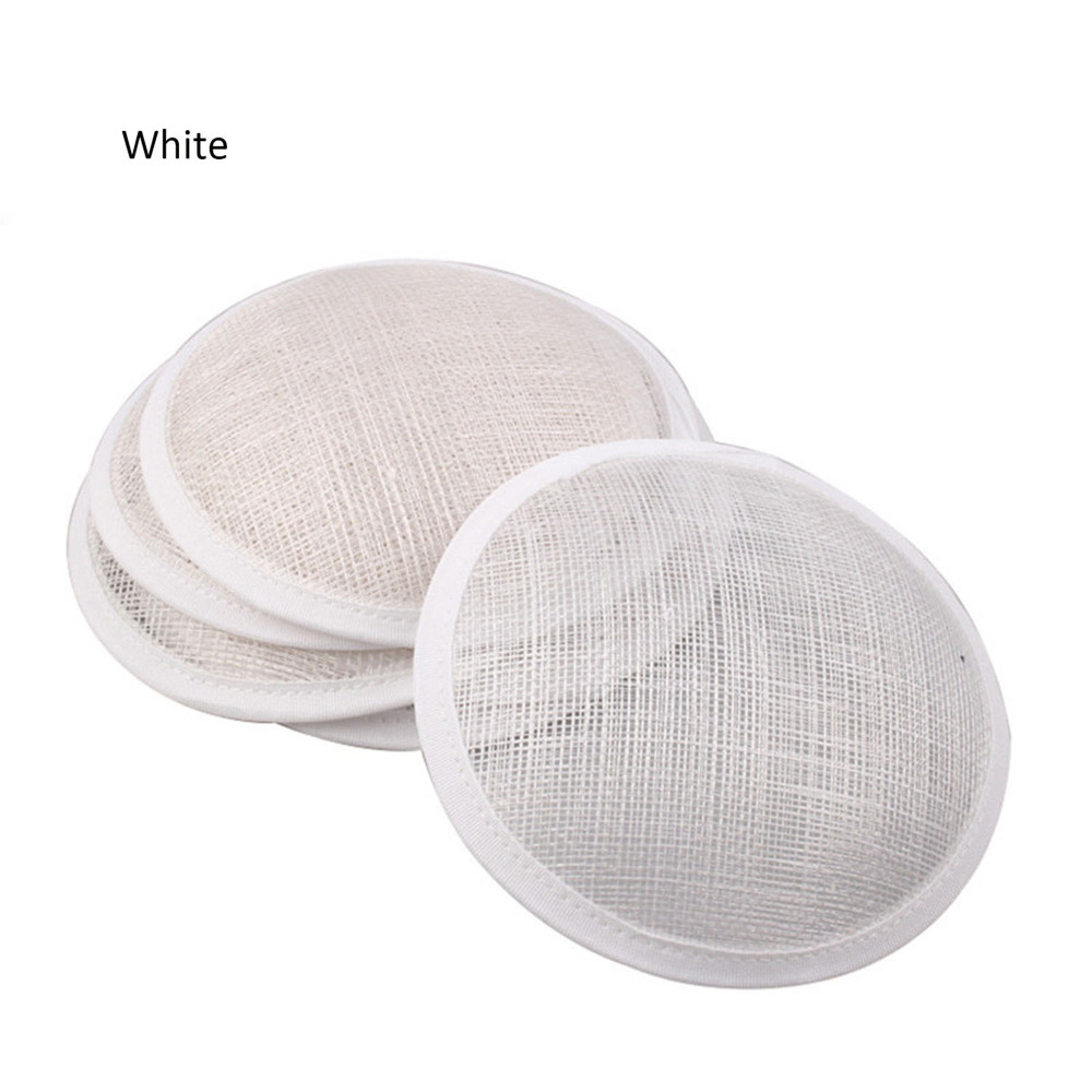HBM009 Round Sinamay Hat Base for Fascinator Millinery 5.3"