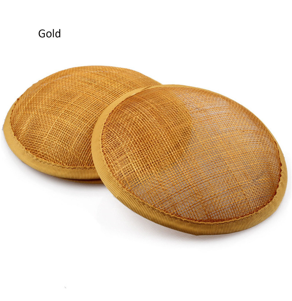 HBM009 Round Sinamay Hat Base for Fascinator Millinery 5.3"