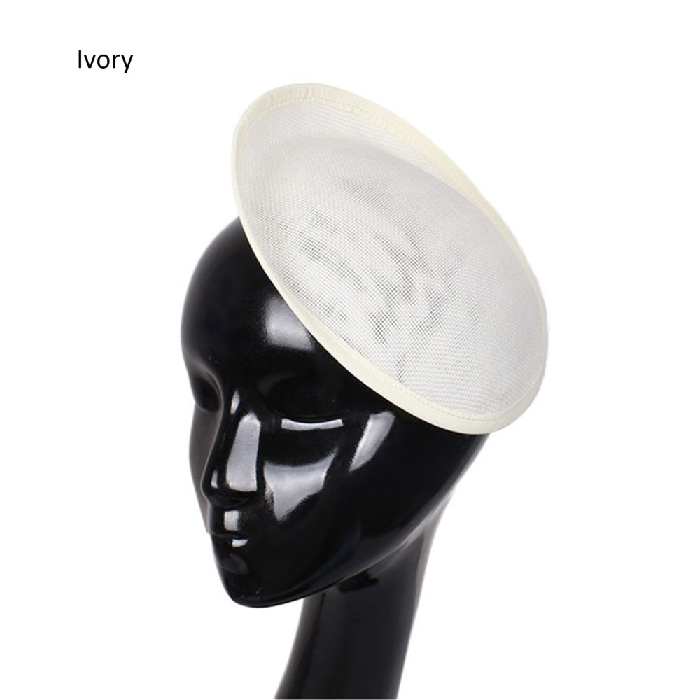 HBM011 Sinamay Hat Base for Fascinator Millinery 7.9"