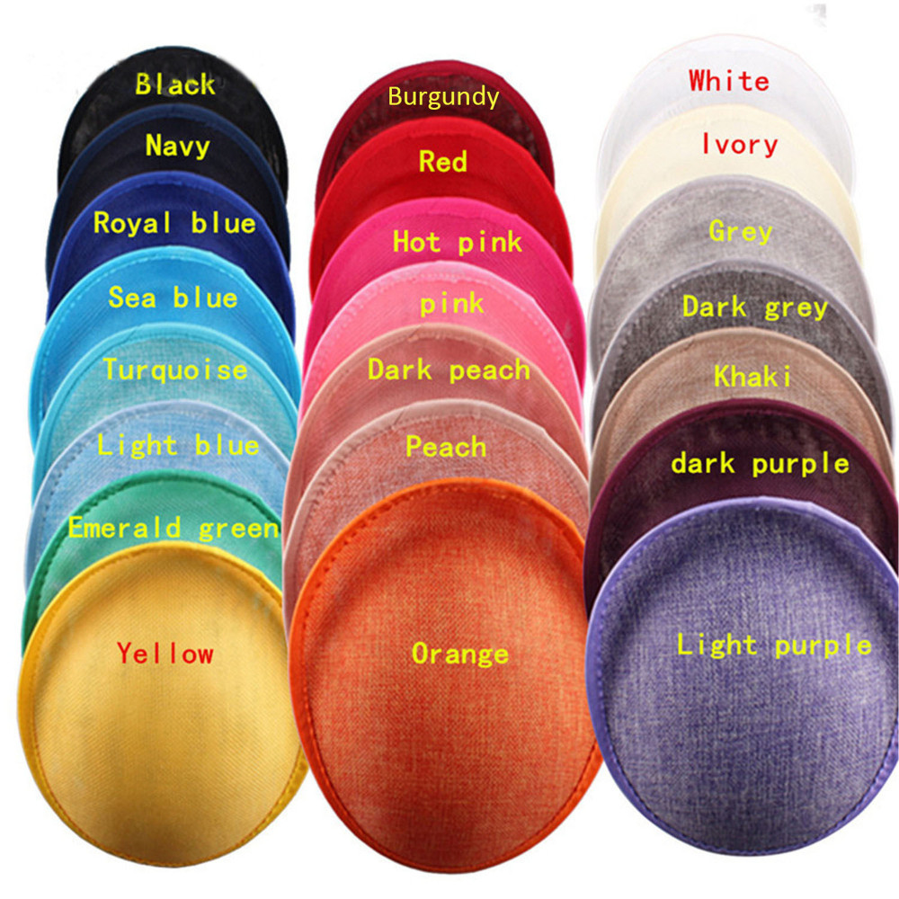 HBM011 Sinamay Hat Base for Fascinator Millinery 7.9"