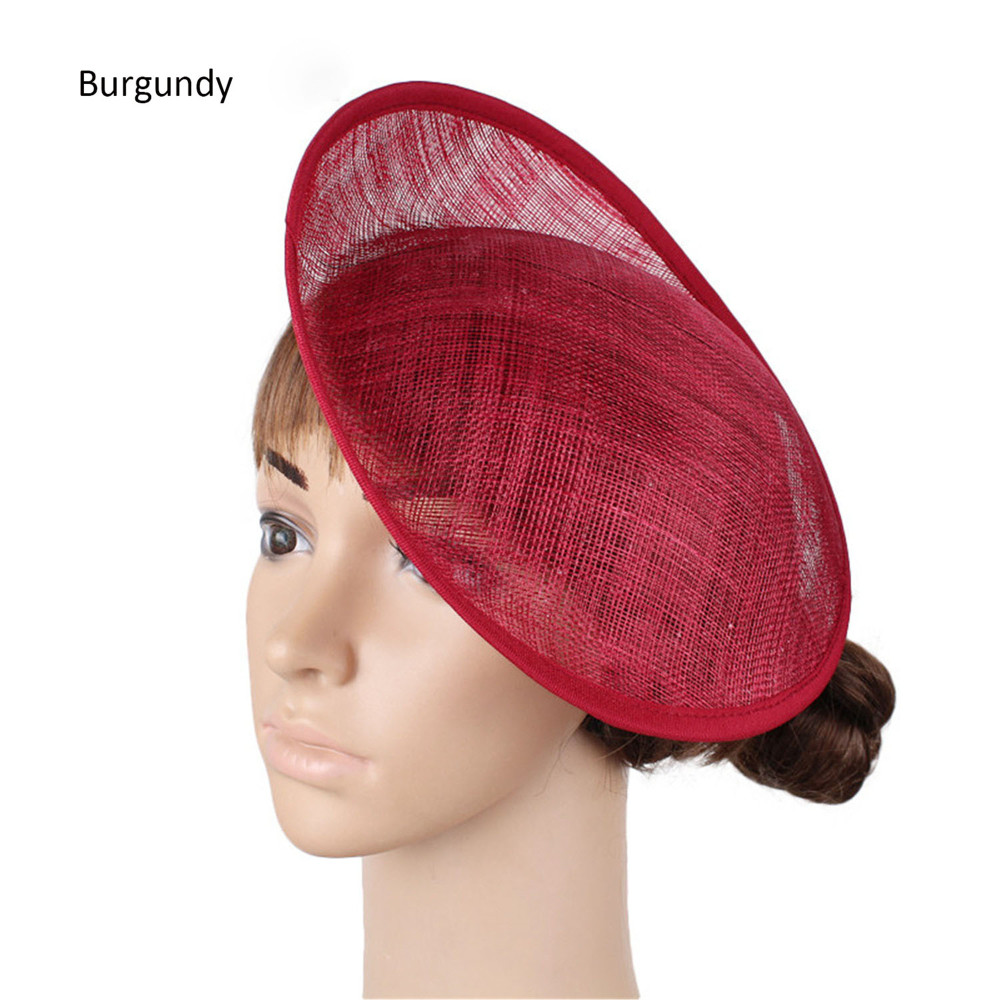 HBM010 Sinamay Hat Base for Fascinator Millinery 9.8"