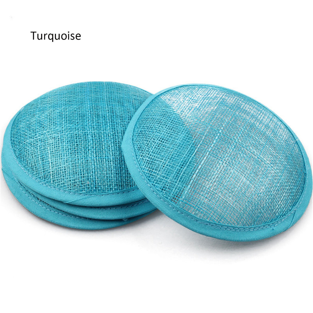 HBM009 Round Sinamay Hat Base for Fascinator Millinery 5.3"