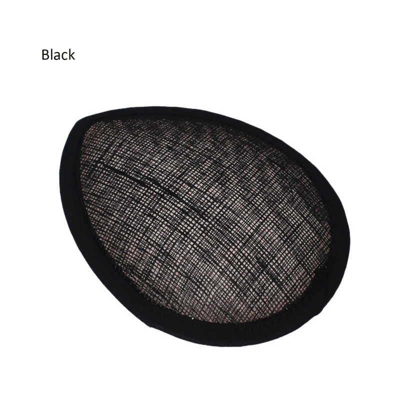 HBM012 Teardrop Sinamay Hat Base for Fascinator Millinery 5.1"