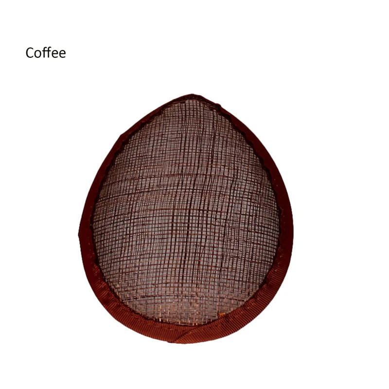 HBM012 Teardrop Sinamay Hat Base for Fascinator Millinery 5.1"