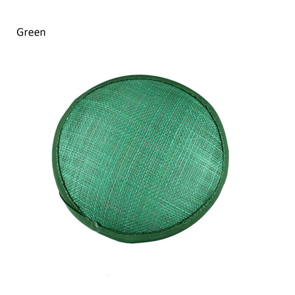 HBM009 Round Sinamay Hat Base for Fascinator Millinery 5.3"