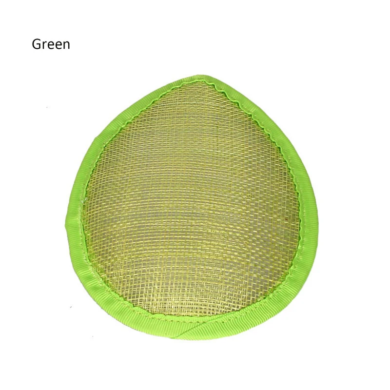 HBM012 Teardrop Sinamay Hat Base for Fascinator Millinery 5.1"