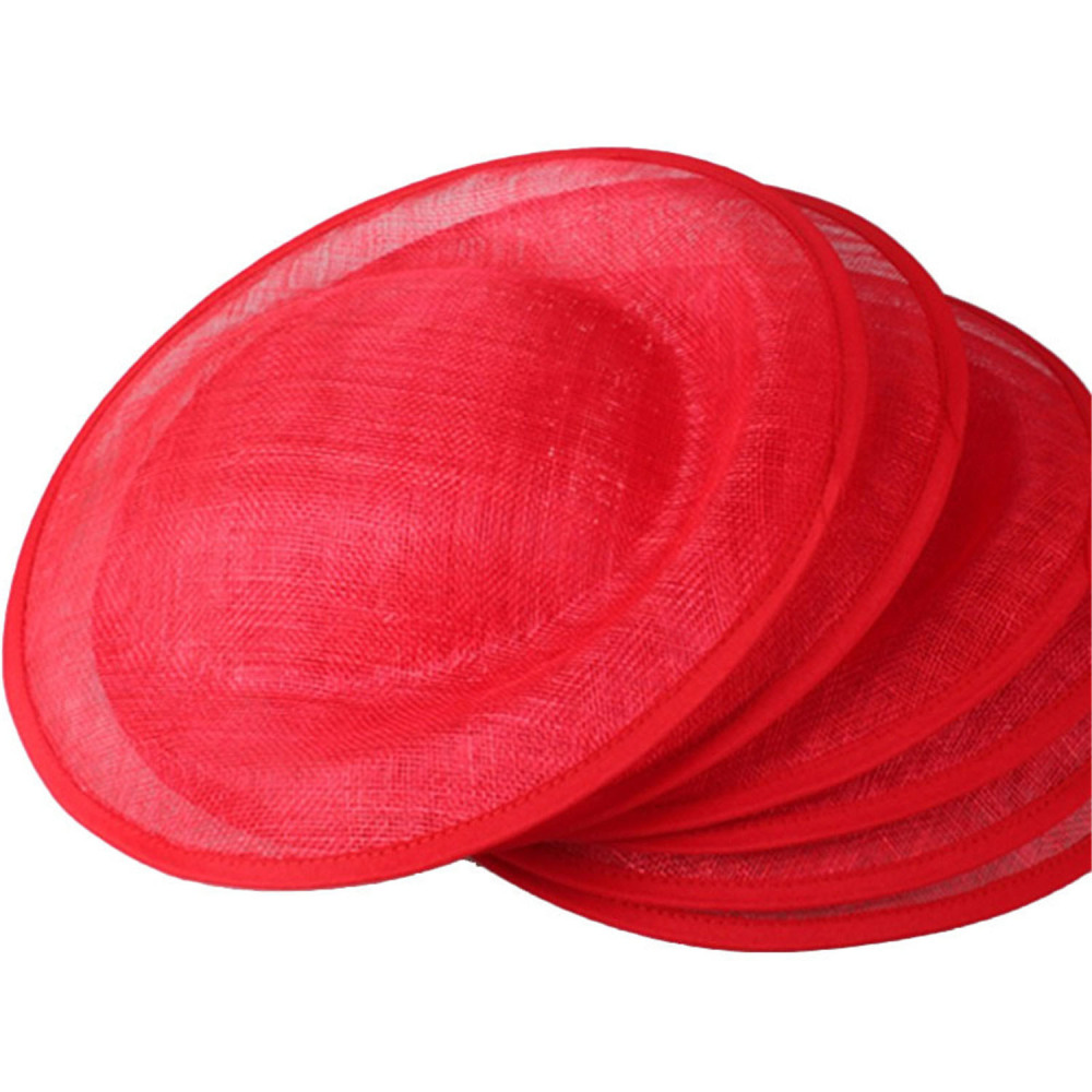 HBM002 Round Sinamay Hat Base for Fascinator Millinery 11.8"